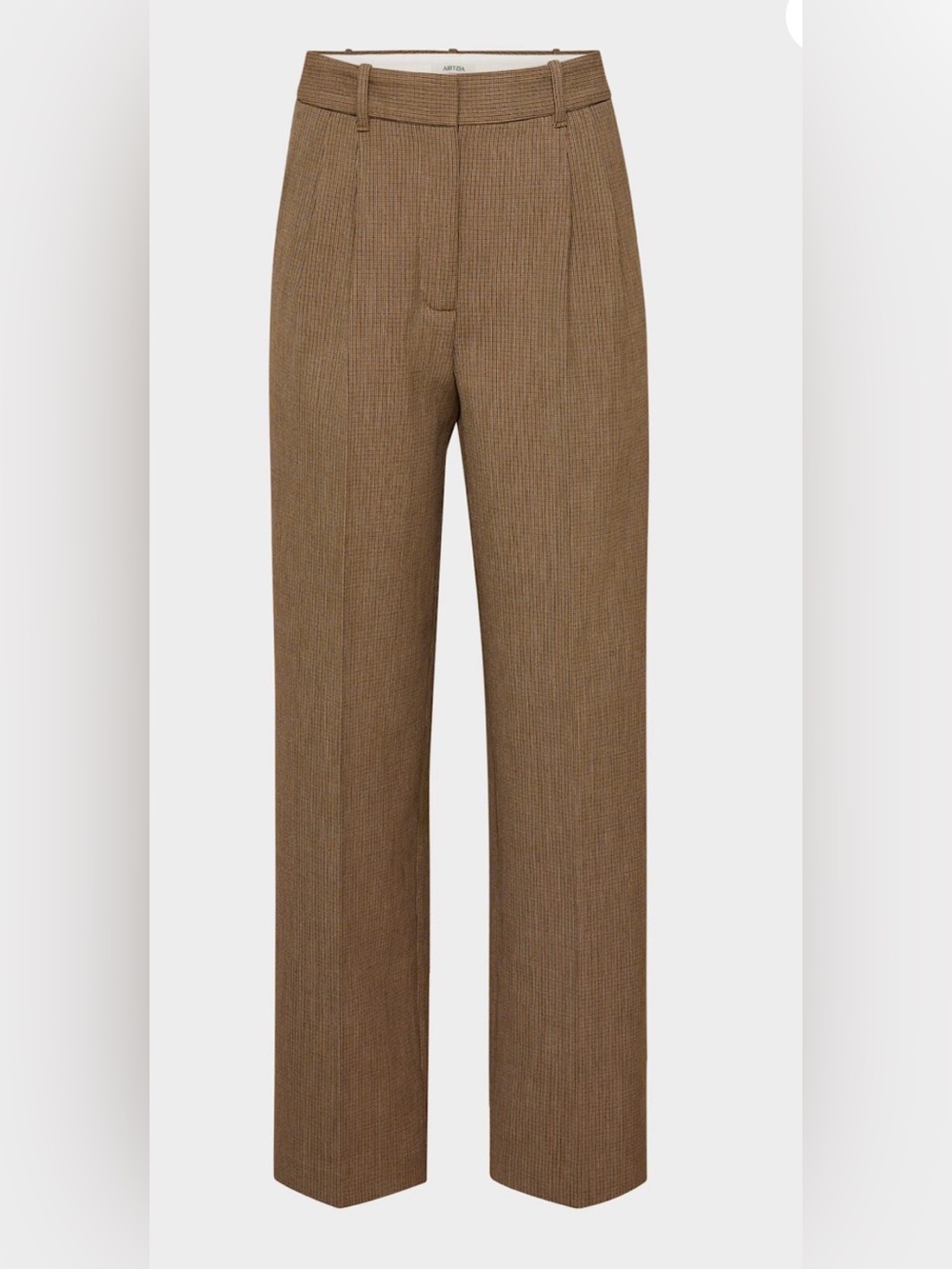 Aritzia Effortless Pant in plaid